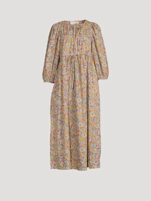 The Bonnet Midi Dress Floral Print