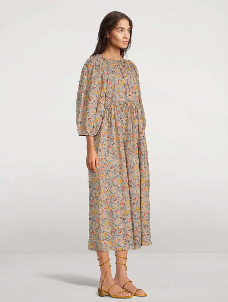 The Bonnet Midi Dress Floral Print