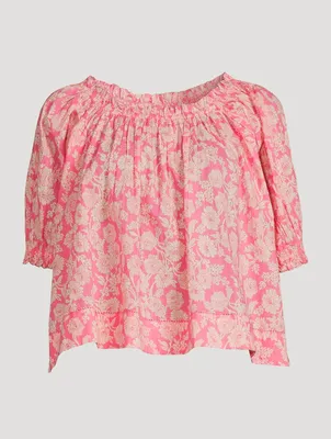 The Garland Cotton Blouse