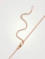 Wulu 18K Rose Gold Lace Jade Necklace With Diamonds