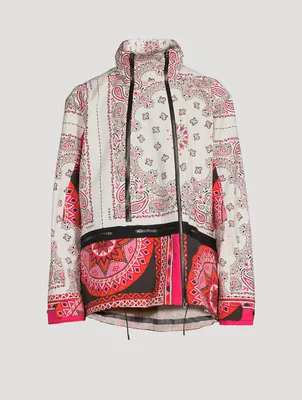 Blouson Jacket Bandana Print