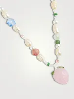 Bisous Beads x Fruit Assembly Beaded Strawberry Necklace
