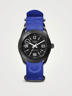 Large TFT 002 Ocean Plastic Sport Jacquard Strap Watch