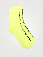 Neon Logo Socks
