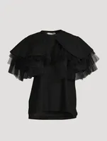 Tulle-Cape T-Shirt