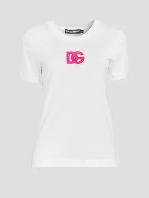 Jersey T-Shirt With Logo Patch