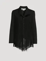 Fringe Wool Jacket