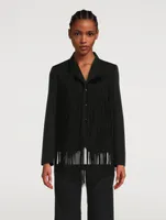 Fringe Wool Jacket