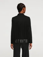 Fringe Wool Jacket