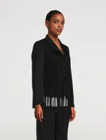 Fringe Wool Jacket