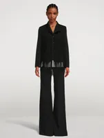 Fringe Wool Jacket