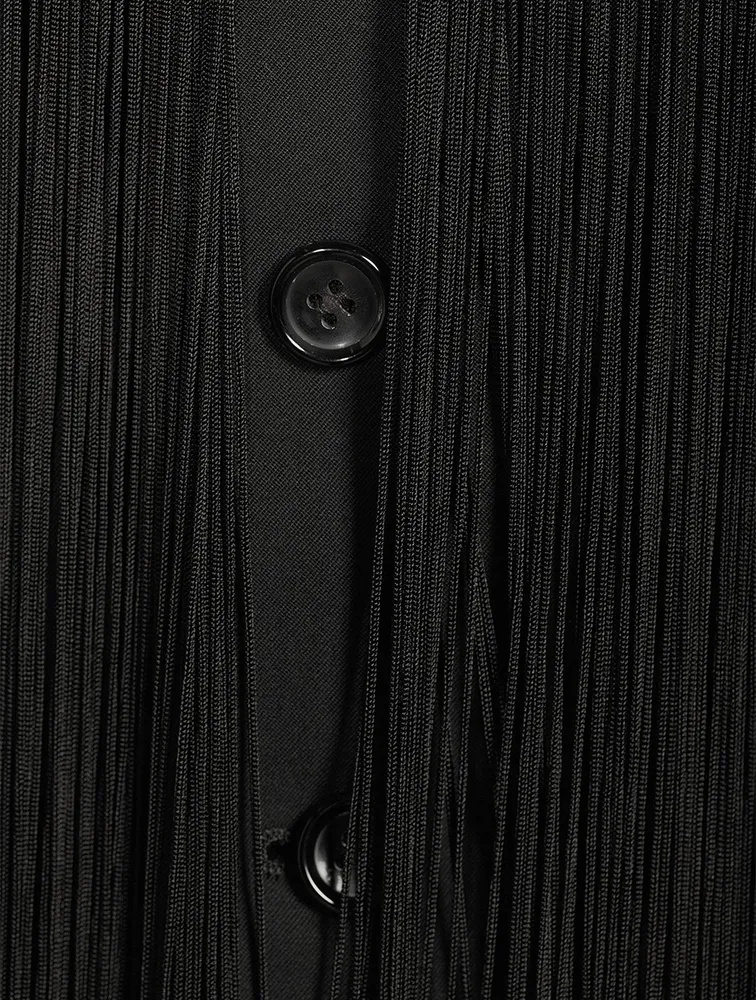 Fringe Wool Jacket