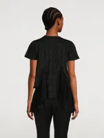 Jacquard Peplum T-Shirt