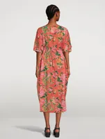 Cotton Voile Printed Dress