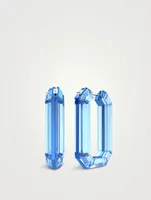 Lucent Crystal Hoop Earrings