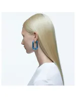 Lucent Crystal Hoop Earrings