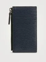 Gancini Leather Credit Card Holder