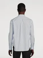 Cotton Shirt Striped Print