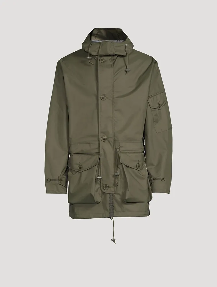 Nylon Jacket With Hood