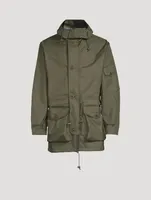 Nylon Jacket With Hood