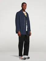 Nylon-Blend Drawstring Jacket