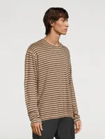 Long-Sleeve T-Shirt Striped Print