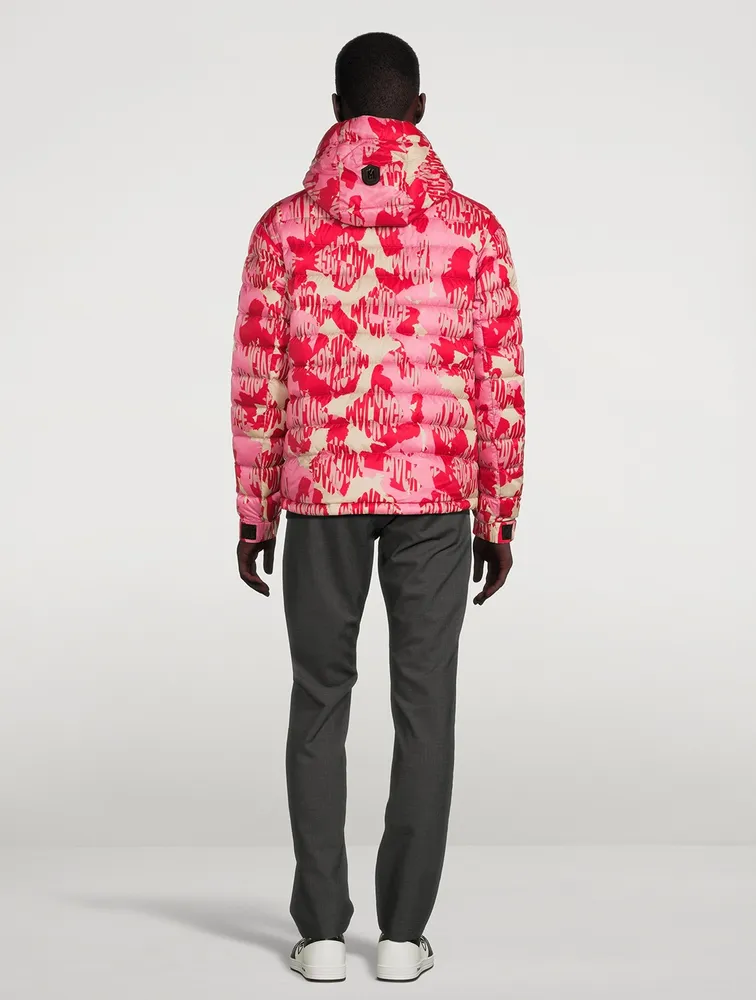 Keagan Quilted Down Jacket Abstract Print