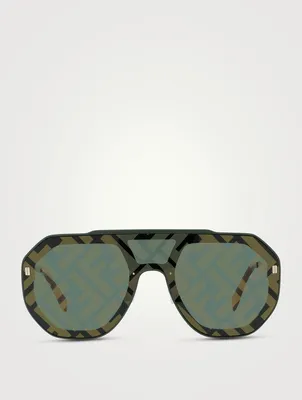Aviator Mask Sunglasses