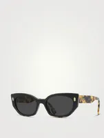 Fendi Bold Rectangular Sunglasses