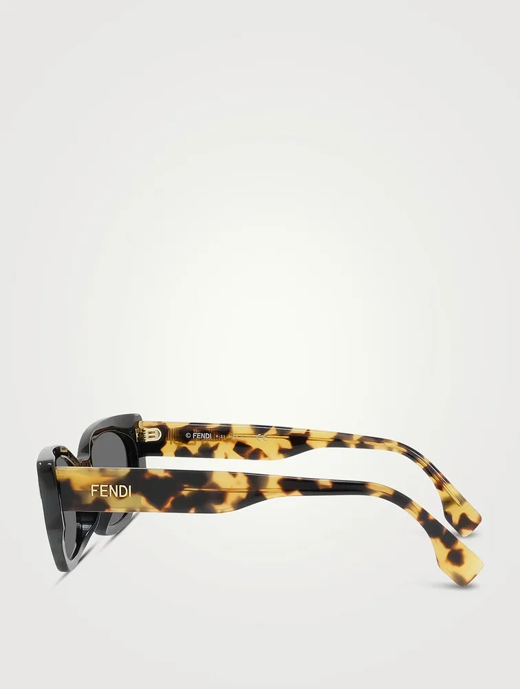 Fendi Bold Rectangular Sunglasses