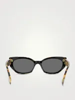 Fendi Bold Rectangular Sunglasses