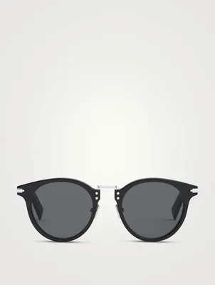 DiorBlackSuit R4F Round Sunglasses