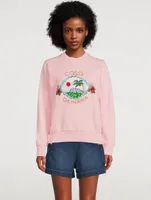 Cotton Embroidered Sweatshirt