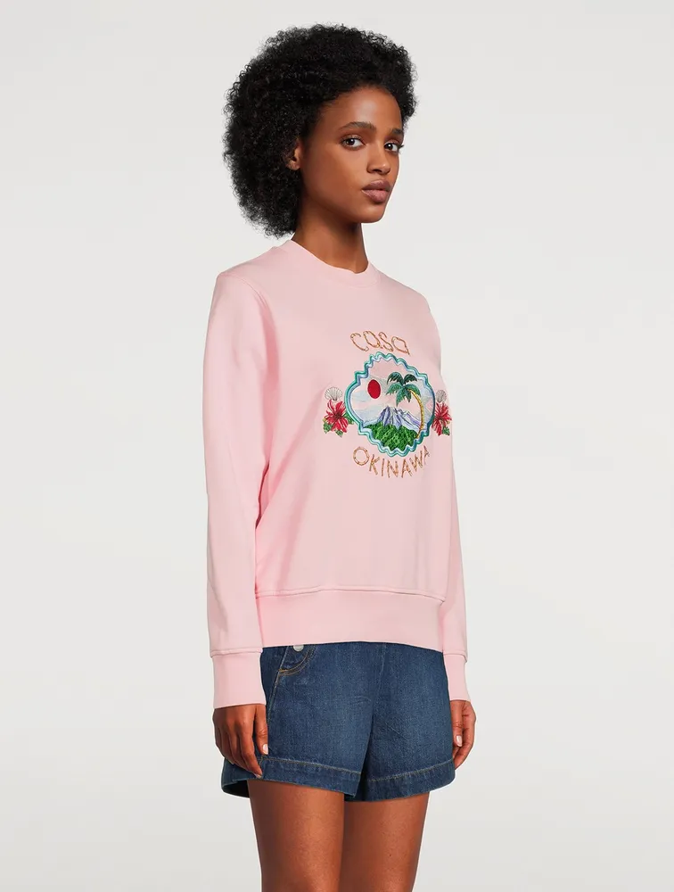 Cotton Embroidered Sweatshirt