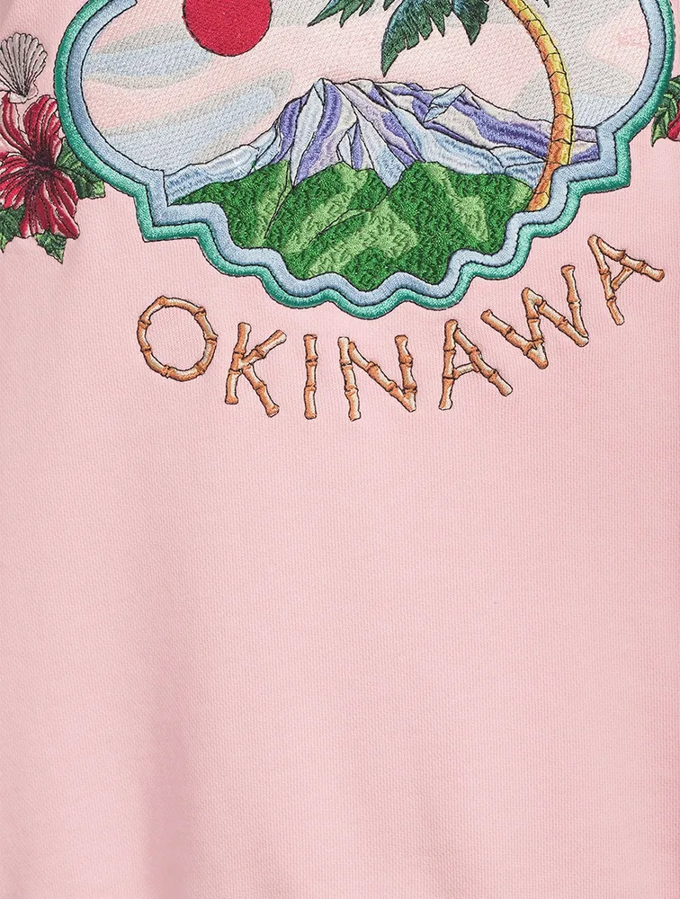 Cotton Embroidered Sweatshirt