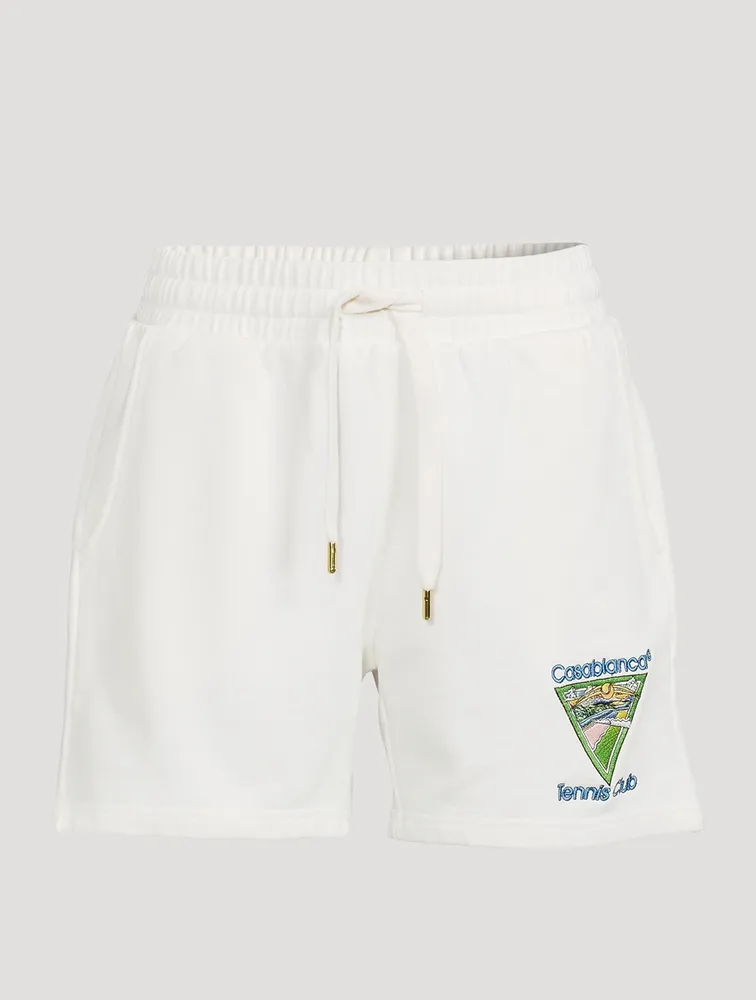 Embroidered Sweat Shorts