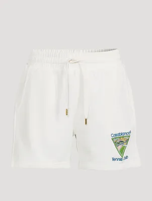 Embroidered Sweat Shorts