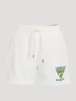 Embroidered Sweat Shorts