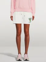 Embroidered Sweat Shorts