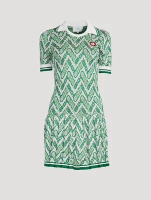 Short-Sleeve Mini Tennis Dress