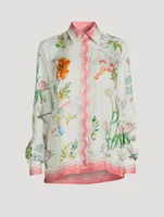 Silk Printed Shirt