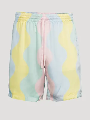 Casa Shell Silk Shorts