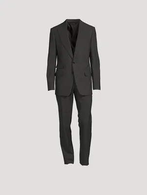 Wool Stretch Two-Piece Suit