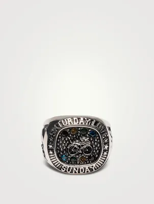 Sterling Silver Weekend Champion Ring