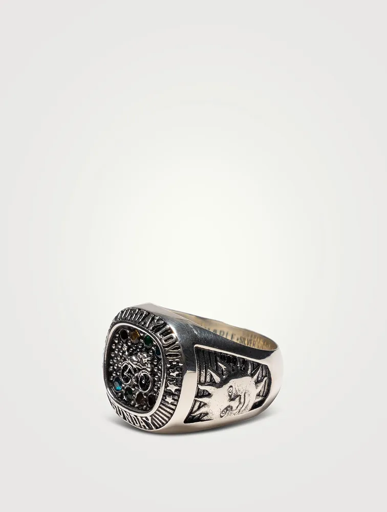 Sterling Silver Weekend Champion Ring