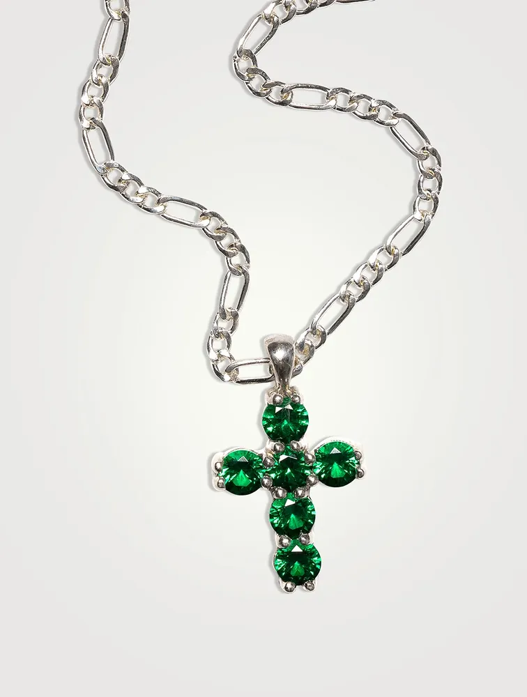 Sterling Silver Cross Chain Necklace