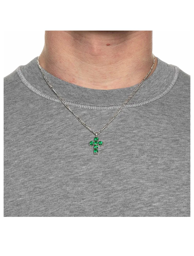 Sterling Silver Cross Chain Necklace