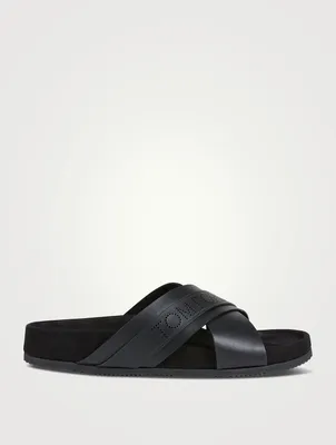 Wicklow Leather Slider Sandals