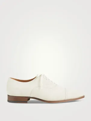 British Suede Lace-Up Shoes