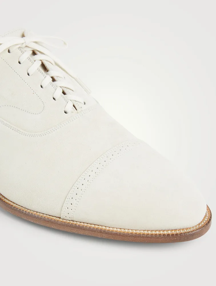 British Suede Lace-Up Shoes